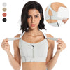 Super Supportive Sport Bra Front Zipper Tights Crop Top Yoga Vest, Size: XXXL(Black)
