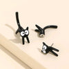 1pair Cute Cats Simple Ear Studs Ladies Detachable Earrings, Style: Model 2