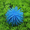 Blue Artificial Sea Urchin Ornament, 7cm - Safe for Fish Tanks