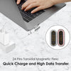 100W USB-C / Type-C Female to 20 Pin Magnetic USB-C / Type-C Male Elbow Adapter (Black)