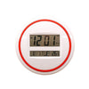 3883 Electronic Mute Wall Clock Electronic Living Room Wall Clock(White)