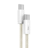 Baseus Dynamic 3 Series Fast Charging Data Cable Type-C to Type-C 100W, Length:1m(Yellow)