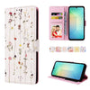 For Samsung Galaxy A06 4G Bronzing Painting RFID Leather Phone Case(Flowers World)