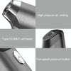 SUITU ST-6671 Wireless Car Vacuum Cleaner Small Handheld Blowing and Suction Dual Use, Style: Brushless Silver Gray+Floor Brush