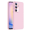 For Samsung Galaxy A25 5G Nano Lens Cover Liquid Silicone Phone Case(Pink)