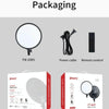 JMARY FM-15RS 40W Adjustable 15-inch Portrait Light Studio LED Round Fill Light(EU Plug)