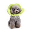 Soft Flower Pet Cone Collar, Green, Small (Dogs & Cats)