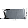 79 x 44cm Kids Airplane Seat Extender Portable Travel Seat Cushion(Black)