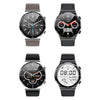 ME88 1.32 Inch Heart Rate Sleep Monitoring Smart Watch(Silver Leather)