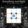 GAN356M Competition Foggy Third-Order Magnetic Magic Cubes, Style: Standard Version