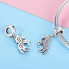 Unicorn DIY Beaded Ladies Bracelet Necklace Accessories S925 Sterling Silver Pendant Beads, Style:Bead+Necklace