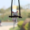 2 PCS Car Pendant Car Decoration Cat Pendant(Branches Cat)