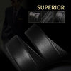Dandali GD834 Gypsophila Actual Run Triangle Men Automatic Buckle Double Edge Wrapping Leather Belt Waistband, Length: 120cm