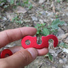 2 PCS Tent Wind Rope Adjust Buckle New Outdoor Camping Wind Rope Stopper Awning Wigwam Adjust Buckles Small Tent Accessories(Red)