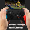 NS009 6-Axis Vibration Burst Wireless Bluetooth Gamepad For Switch Pro(Black Green Purple)