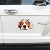 Personality Puppy 3D Car Stickers Waterproof Car Body Block Scratches Simulation Stickers(Harpi Dog)