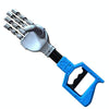 Robot Claw Hand Grabbing Stick Kids Wrist Strengthen Toy(Gray Blue)