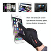 Outdoor Sports Hiking Winter Leather Soft Warm Bike Gloves For Men Women, Size:XL (Black)