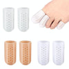 1pair Breathable Perforated Toe Protectors Anti Wear Sleeves, Size: S(Transparent)