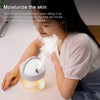 USB Charging Air Humidifier Heavy Fog Sprayer Household Desk Lamp Aromatherapy Diffuser Air Purifier(Pink)