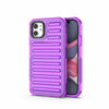 For iPhone 11 High Transparency TPU Hybrid PC Airbag Phone Case(Transparent Purple)