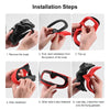 For DJI Avata Goggles 2 PULUZ Flying Eye Mask Silicone Protective Case(Red)