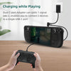 JYS JYS-SD015 8pcs/set Raptor Protective Kit With Bracket For Switch / Switch OLED / Switch Lite / Steam Deck(Black)