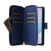 For Samsung Galaxy A56 Nine-card Slots Zipper Wallet Bag Leather Phone Case(Blue)
