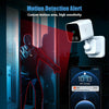 WiFi Spy Camera Clock 1080P HD, 2-Way Audio, Motion Detection, US Plug (White)