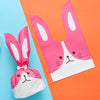 1bag Cartoon Rabbit Ears Gift Packaging Bags Candy Baking Snowflake Cookies Bags, Size: 10x17cm(Pink Dog)