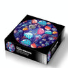 Round Shape Irregular Plane Puzzle Jigsaw Toy 1000 Pieces(Jellyfish)
