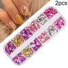2 PCS Nail Art Butterfly Laser Symphony Sequins, Specification:03