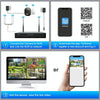 SriHome 5MP 4CH WiFi NVR Kit - 4 Wireless Cameras, Colour Night Vision (UK Plug)
