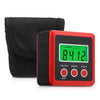 3 Button Mini Precision Magnetic Digital Tilt Box / Tilt Meter / Inclinometer(Red)