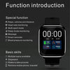 Q58S 1.3 inch TFT Touch Screen IP67 Waterproof Smartwatch, Support Call Reminder/ Heart Rate Monitoring /Blood Pressure Monitoring/ Sleep Monitoring (Orange)
