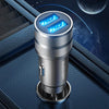 WK WP-C32 Car Youpin Series 12W DC12V-24V Dual USB Metal Car Charger