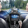 SUITU Car Foldable Cooling Fan Automobile Summer Temperature Reduction Fan, Model: Single 24V Cigarette Lighter Energized