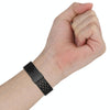 For Garmin Forerunner 55 20mm Folding Magnetic Clasp Silicone Watch Band(Black)