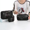 Travel Waterproof Toiletry Bag Portable Transparent Handheld Cosmetic Bag, Style: Small Olive Green