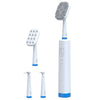 LSHOW YJK108 Multi-function Facial Cleansingand Teeth Cleaning Instrument with LED Auxiliary Light(White)