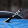 Short Universal Car Antenna Aerial 7.5cm (Black+White)