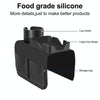 Upgrade Couch Cup Holder Tray Silicone Anti-Slip Sofa Armrest Tray(53 x 32 cm)