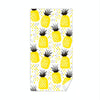 Double-Faced Velvet Quick-Drying Beach Towel Printed Microfiber Beach Swimming Towel, Size: 160 x 80cm(Yellow Pineapple)