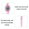 JNEW A380-86664 Children Cartoon 3D Happy Small Elephant Alarm Waterproof Sports LED Digital Watch(Red)