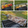 Upgrade With Handle BBQ Cage Stainless Steel  Barbecue Basket  30cm+Handle 18cm