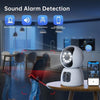 4MP HD Smart WiFi IP Camera | Indoor PTZ Security Camera | White | US Plug