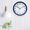 12 Inch Living Room Intelligent Voice Control Luminous Mute Wall Clock(White)