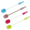 Bottle Cleaning Brush Long Handle Narrow Neck Bottle Brush(Rose Red)