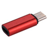 8 Pin Female to USB-C / Type-C Male Metal Shell Adapter(Red)