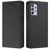 For Samsung Galaxy A32 4G RC01 Dual-Folded Magnetic Suction RFID Leather Phone Case(Black)
